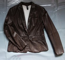 Marc Cain edle weiche Lederjacke Blazer Größe N5 (42) Lammnappaleder