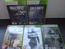 Restposten 5 x Xbox 360 Call of Duty Spiele Bundle - 3, 4, World at War