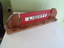 Vintage Holz Freimaurer Treffen in Session drehbarer Tisch Ständer braucht einige TLC § 4