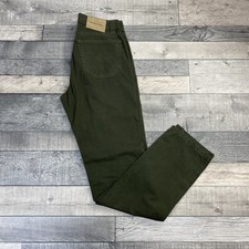 JECKERSON Herren Grün Gerades Bein Hose Größe w30 l31