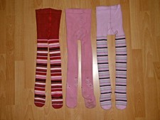 3x dicke Thermo Strumpfhose Gr. 110 116 Mädchen TCM Vollfrottee Winter warm rosa