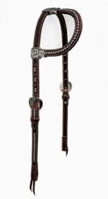 EE TACK Einohr Kopfstück aus Latigoleder WX-2068 Westerntrense