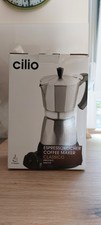 Cilio Espressokocher Classico  elektrisch 273700 Aluminium/Schwarz 6 Tassen