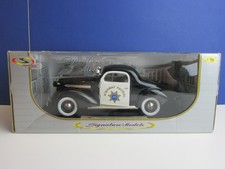 Signaturmodelle 1936 PONTIAC DELUXE POLIZEIAUTO DRUCKGUSS MODELL 1/18 11i
