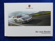 Porsche Boxster S Typ 981 MJ 2013 - Hardcover Prospekt Brochure 10.2012