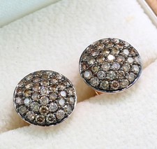 Brillant Ohrringe total 1,20 carat 750 Roségold Wert € 3.990 Neu