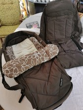 Gesslein, Wechselset, Softtragetasche,Kinderwagen, Set, Sitzauflage, Wendeloop,