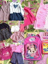 Set Paket Sammlung Mädchen 104 110 H&M C&A Disney Rucksack Minnie Mouse