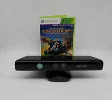 Microsoft Xbox 360 Kinect Sensor mit dem Spiel Tim und Struppi