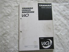 Yanmar ViO55 ViO50-2 Crawler Backhoe Spare Parts List Catalog 4/2001