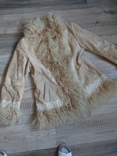 Damen Echt Leder Winter Jacke Mantel Gr. 42 XL TAIFUN 