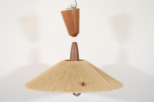 Midcentury Hängelampe Teakholz Temde 1960er Jahre (M3271)