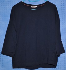 Cecil - Damen Shirt Pullover Pulli Oberteil mit 3/4 Ärmel dunkelblau Gr. L / neu