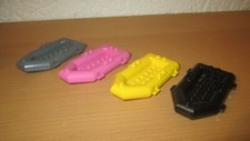 4 x Lego Schlauchboot Boot gelb rosa schwarz grau Konvolute kg Sammlung