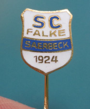alte Nadel vom SC Falke Saerbeck 1924      Fußballverband Westfalen   emailliert