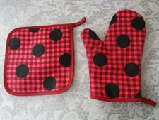 Topflappen + Topfhandschuh "Käfer"