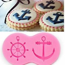 Anker Rad Silikon Form Cupcake Backen Dekorieren Schokolade Nautical