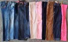 4. Kleidungspaket 11x Jeans/Thermohose Mädchen Gr. 110 / 116