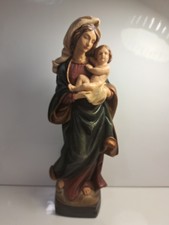 Wunderschöne Maria Muttergottes mit Kind, Madonna mit Kind Holz LINDENHOLZ ? 