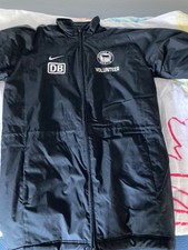 Nike Winterjacke Volunteer grau mit DB-Flock, Gr. M