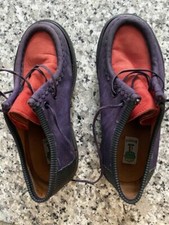 "Romagnoli" Mädchen Halbschuhe lila-rot Velourleder Größe 30