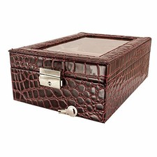 Mehrbrillenetui Brillenbox Brillenkiste mit Schlüssel #1134