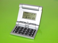 Digital-Schreibtisch-Wecker LCD-Anzeige Kalender Alarm Datum Büro Haushalt AM/PM