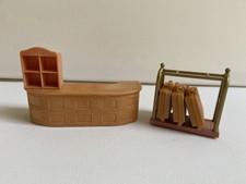 Sylvanian Familien Regency Hotel Ersatzteile Trolley Schreibtisch Koffer X3 Schlüsselschrank Set