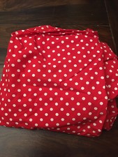 Pip Studio Spannbettlaken Laken 140x200 Cm Rot Weiß Dots