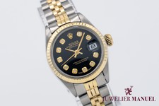 Rolex Lady Datejust 6917 Stahl Gelbgold 750 Diamanten Automatik 26mm