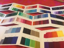 3 x Vintage Belinac Schattenkarten. 230 Seidenfarbfelder. Eva, Couture & Satiniris