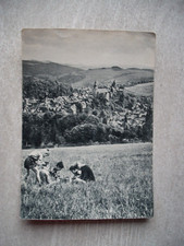 AK Schwarzenberg Erzgebirge Totale Siedlung Schloss Kirche Lauter Aue 