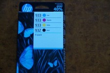 NEU:  4x HP Officejet  Druckerpatronen  Black, Yellow, Cyan, Magenta  933,932