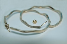 Gilan 1,30ct Diamanten Ohr Anhänger in 18kt Rosègold, VVSI / TW, UNGETRAGEN !