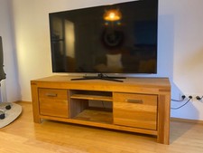 TV-Board Echtholz Wildeiche Massiv