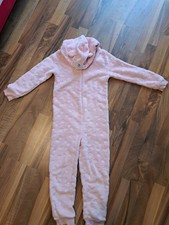 Kuschelanzug Overall Rosa 122/128 Wie Neu