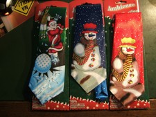 3 Stück Krawatte Weihnachten Nikolaus Schneemann  ovp. Ambience Collection