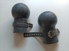 Latex Fausthandschuhe von DEVOBON, mit Schnallen, 1mm dick, nagelneu und OVP!