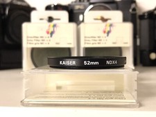 KAISER 52mm 52 mm NDX4 ND X4 X 4 Graufilter Grau Filter Grey Filter Greyfilter