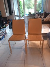 stühle 2er set Echtleder Designer