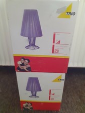 2 TRIO Tischlampen Tischleuchten Nachttischlampen 