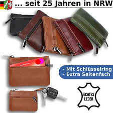 Leder Schlüsseletui Schlüsseltasche Schlüsselmappe Schlüssel Tasche Etui Auto