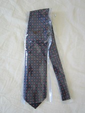 !!NEU!! OVP Original Seidenkrawatte von Arthur mit Blümchen, blau   9 cm Breite