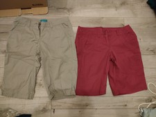 2 Kurze Hosen Damen Beere Sand Gr. 38 M
