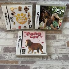 3 x Nintendo DS Spiele Boxed Pony LUV Horse & Me Animal Paradise