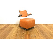Oscar Sessel Harri Korhonen Cocktail Lounge Club Retro Orange Alcantara