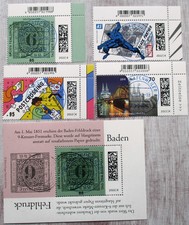 Bund Neuausgaben 4 Marken + 1 Block vom 06.10.2022 kpl. Vollstempel Ersttag