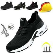 Sicherheitsschuhe Leicht Mit Stahlkappe Arbeitsschuhe Sneaker Sportliche Herren
