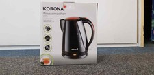 Korona Wasserkocher Kettle 20113 - 1,7 l - 2.200 Watt - Farbe Schwarz/Rot