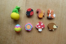 Radiergummi-Sammlung, 8 Teile, Tiere und Märchen